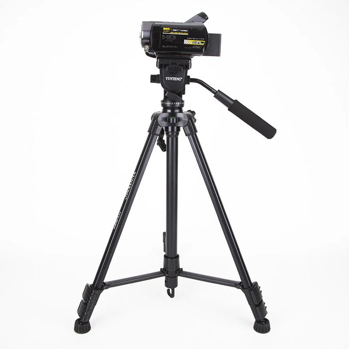 YUNTENG VCT-391RM For Sony JVC Canon Camera Tripod Lightweight Portable Live Streaming Stand - 3