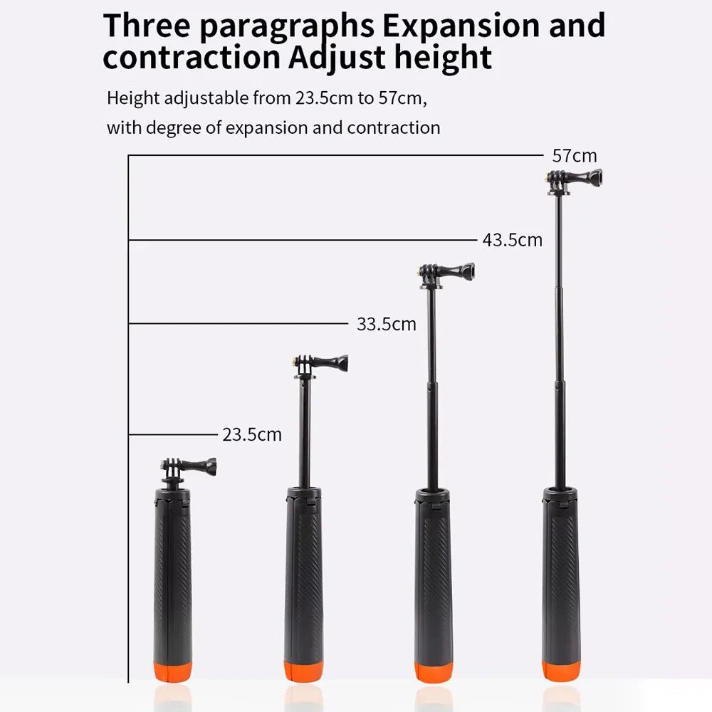 C063 Underwater Floating Selfie Stick Handheld Stabilizer Anti-Shake Tripod Snorkeling Pole for GoPro Action Camera - 4