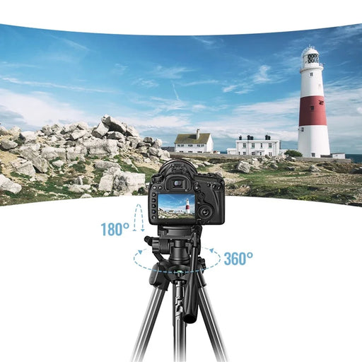 UGREEN 15187 175cm Camera Tripod Portable Aluminum Alloy Floor Stand with 360 Degree Panoramic Ball Head - 2