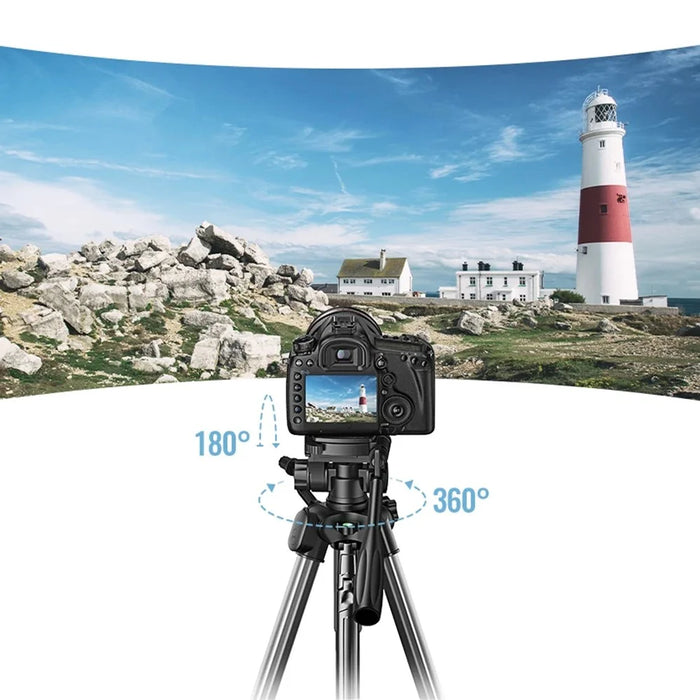 UGREEN 15187 175cm Camera Tripod Portable Aluminum Alloy Floor Stand with 360 Degree Panoramic Ball Head - 2