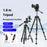 YUNTENG VCT-669 Tripod Camera Stand Smartphone Bluetooth-Compatible Selfie Mount for Live Streaming Vlog Video Recording - 2