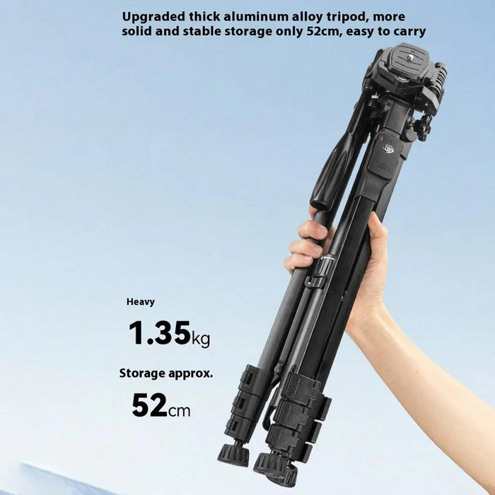 YUNTENG VCT-669 Tripod Camera Stand Smartphone Bluetooth-Compatible Selfie Mount for Live Streaming Vlog Video Recording - 3