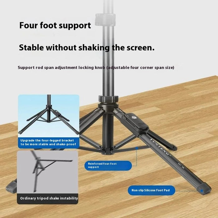 YUNTENG XC-90 Smartphone Camera Bluetooth-Compatible Selfie Stand Vlog Video Live Streaming 4-Leg Bracket - 3