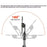 YUNTENG XC-90 Smartphone Camera Bluetooth-Compatible Selfie Stand Vlog Video Live Streaming 4-Leg Bracket - 7