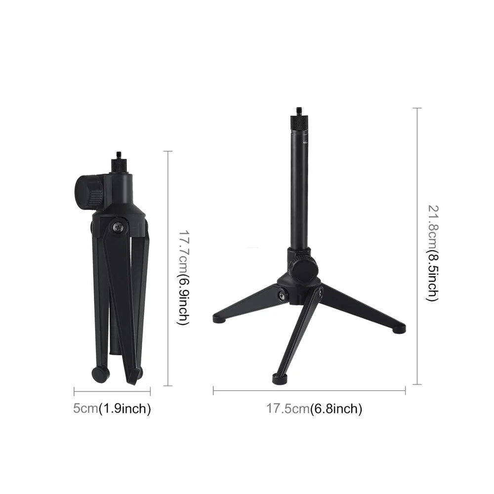 PULUZ PU408 Desktop Adjustable Tripod Stand Selfie Stick Mount Holder - 2