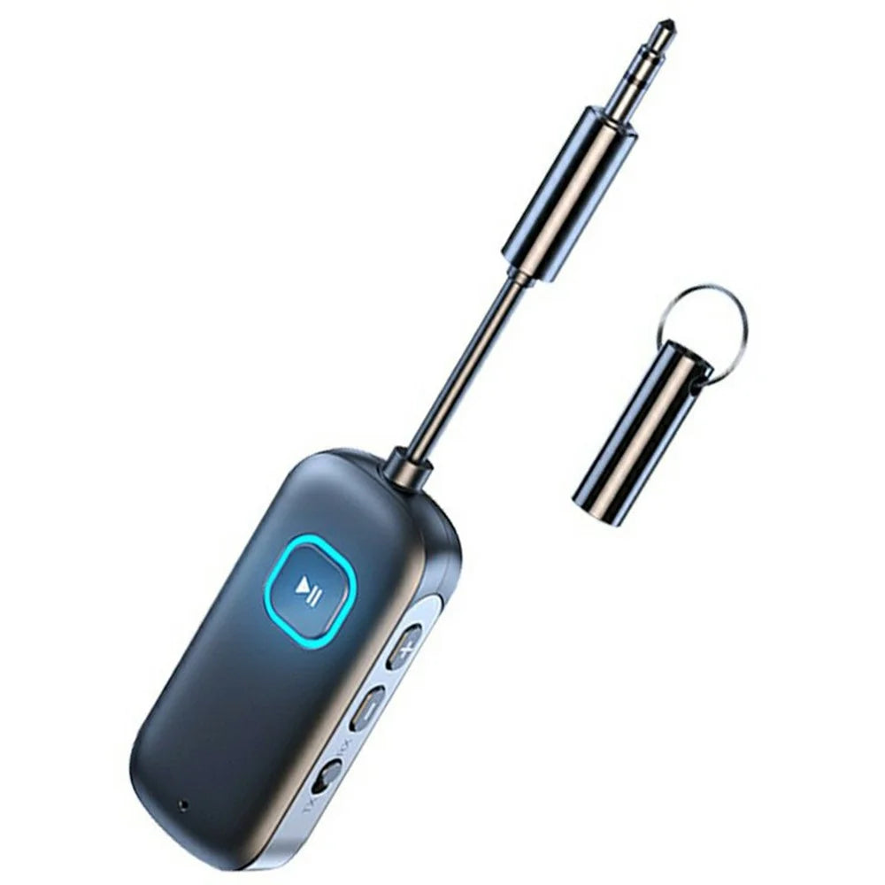 C49 2 in 1 APTX Receiver Transmitter 3.5mm Aux Bluetooth-Compatible 5.2 Wireless Handsfree Adapter - 1