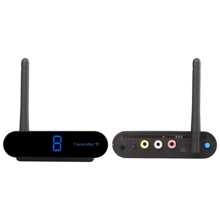 MEASY AV230 2.4GHz Wireless AV Signal Transmission Set 1 Transmitter 2 Receivers Support IR Remote - US Plug - 3