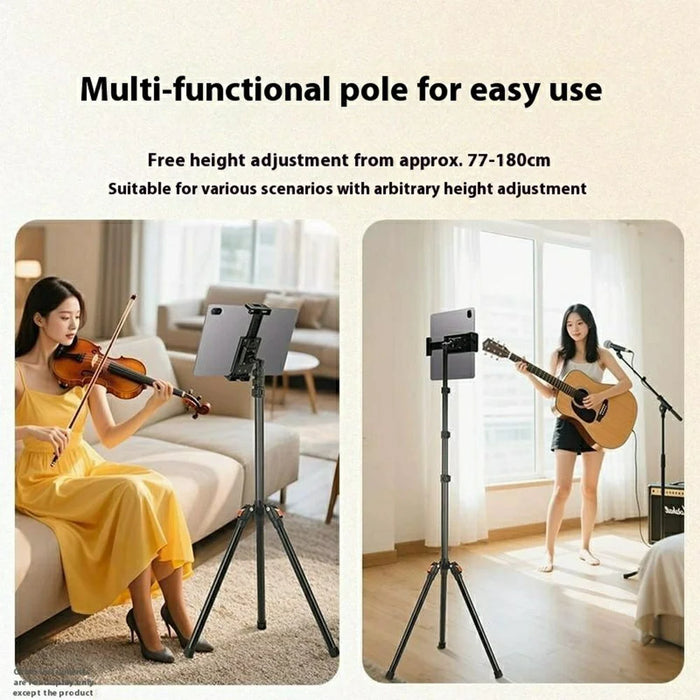YUNTENG VCT-5229 Adjustable Height Tripod for Smartphone  /  Tablet Folding Floor Stand - 3
