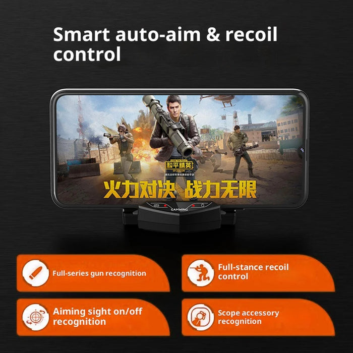 GAMWING Lingzha 2 Pro Gaming Keyboard Mouse Converter Wired + Bluetooth-Compatible Dual Mode Game Adapter for Tablets / Phones PUBG LOL - 3