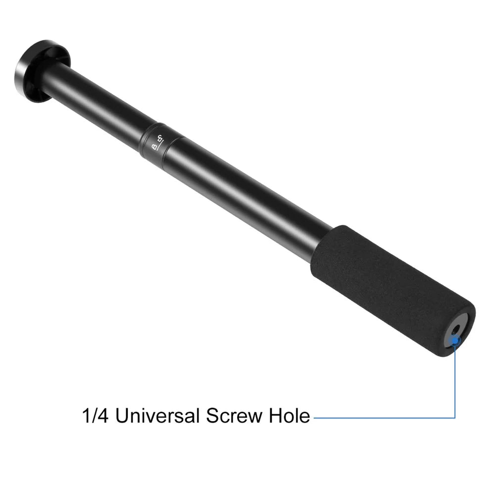 PULUZ 1/4'' Screw Aluminum Alloy Handheld Adjustable Tripod Mount Monopod Extension Central Shaft Rod - 2