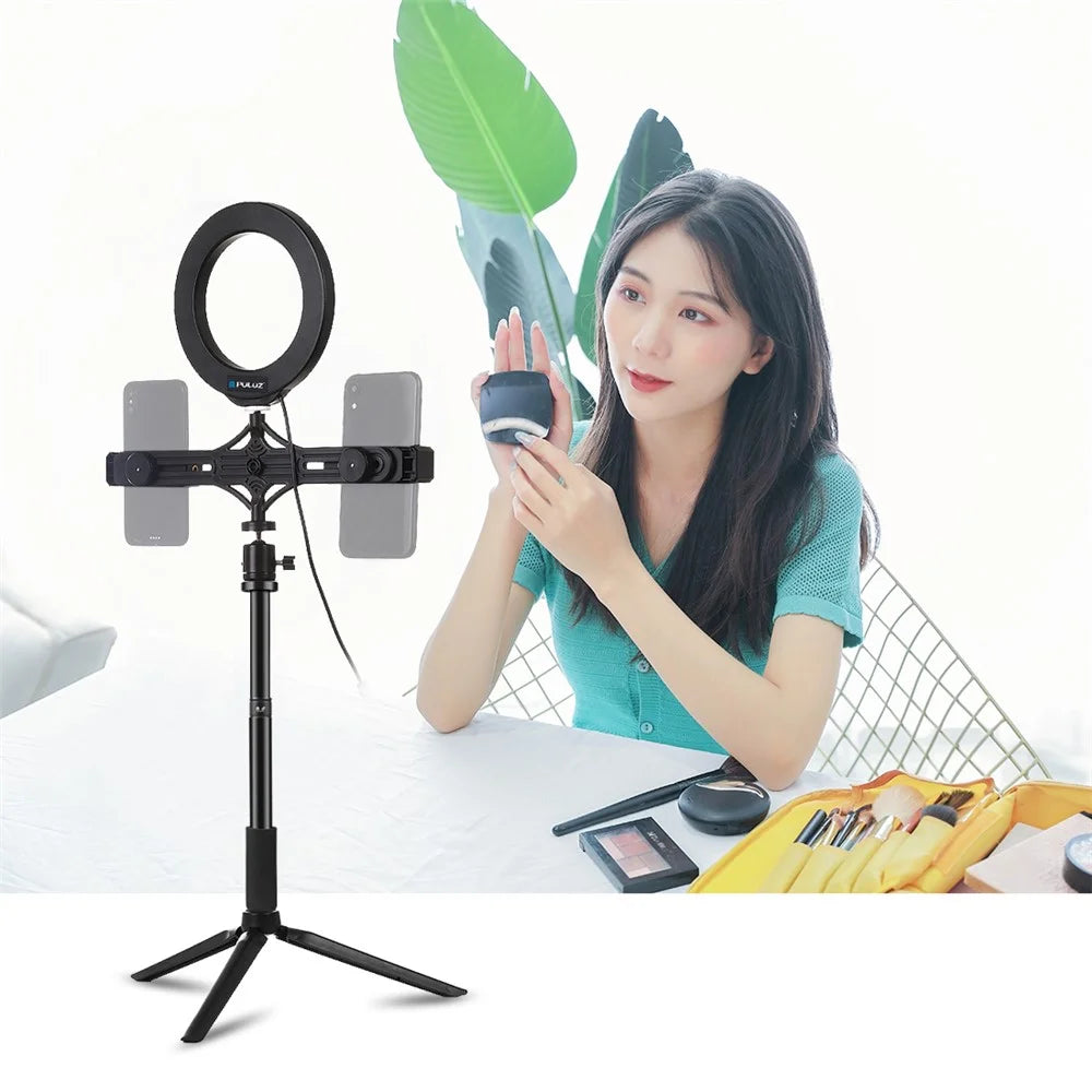 PULUZ 1/4'' Screw Aluminum Alloy Handheld Adjustable Tripod Mount Monopod Extension Central Shaft Rod - 5