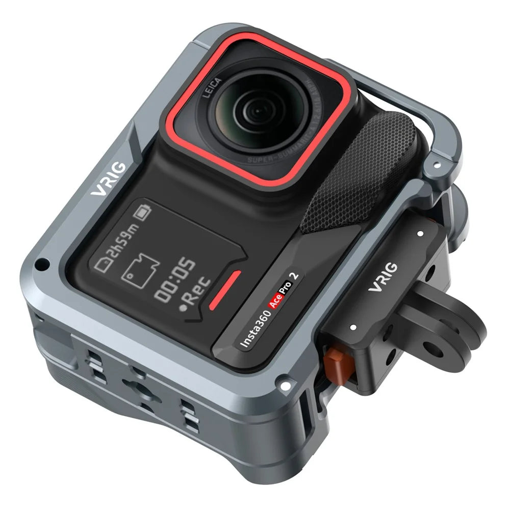 VRIG GA-06 For Insta360 Ace  /  Ace Pro  /  Ace Pro 2 Quick Release Metal Cage Full Protection Camera Cover - 5