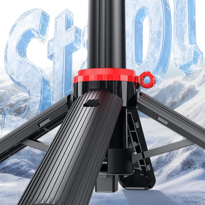 F07 Portable 410mm Selfie Stick Bluetooth-Compatible Remote Mini Tripod Selfie Stick with 6 Section Telescopic Pole - 6