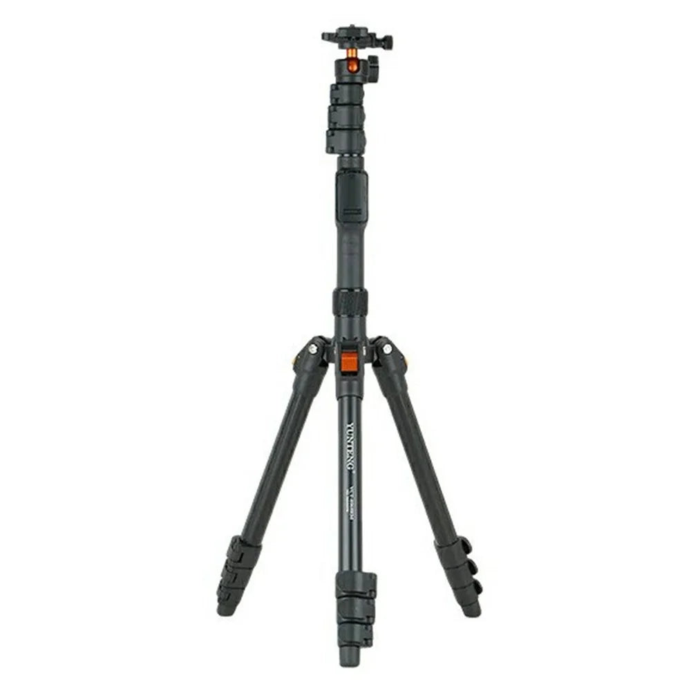 YUNTENG VCT-8068 Camera Tripod Stand with Remote, 1.98m Adjustable Phone Holder for Live Streaming - 1