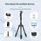 YUNTENG VCT-8068 Camera Tripod Stand with Remote, 1.98m Adjustable Phone Holder for Live Streaming - 4