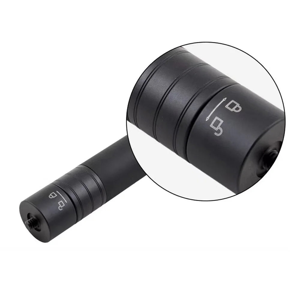 Retractable Rod Selfie Stick Handheld Gimbal Anti-shake Tripod - 6