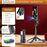 Q37 102cm Extendable AI Gimbal Stabilizer Selfie Stick RGB Beauty Light Tripod for Live Streaming - Black - 2
