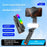 Q34 AI Anti-Shake Selfie Stick Gimbal Stabilizer RGB Beauty Light 71cm Extendable Phone Stand for Live Streaming - Black - 3