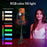 Q39 AI Gimbal Stabilizer Selfie Stick with RGB Fill Light Phone Stabilizer for Video Recording, YouTube - Black - 6