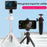 Y039 2 in 1 Telescopic Selfie Stick 360 Degree Rotating Panoramic Gimbal Mini Tripod for Camera Photography - Black - 2