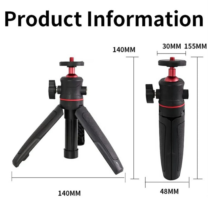 Y039 2 in 1 Telescopic Selfie Stick 360 Degree Rotating Panoramic Gimbal Mini Tripod for Camera Photography - Black - 6