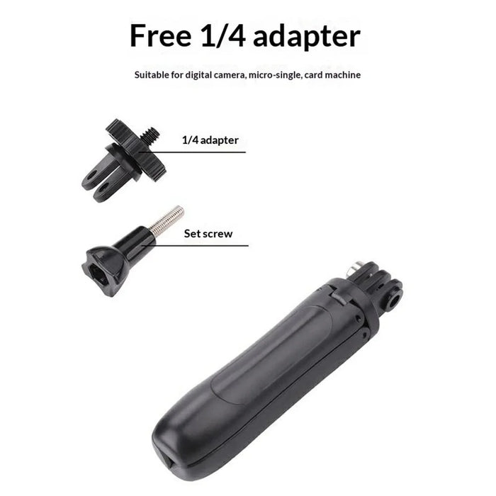 MP-3 2 in 1 Mini Tripod Selfie Stick for DJI / Insta360 / GoPro Camera Extendable Stand - 4