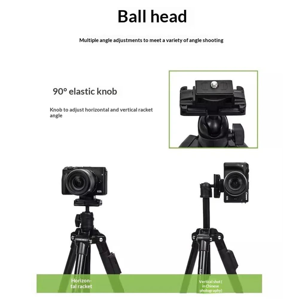 YUNTENG VCT-6109 Tripod Overhead Live Streaming 3-in-1 Kit Horizontal Arm Bluetooth-compatible Remote Control Phone Holder Set for Camera DSLR Mirrorless Smartphone - 6