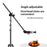 YUNTENG VCT-5288 Tripod 205cm Extended Overhead 360 Degree Adjustable Crossbar Shooting Tripod Stand for Phone Camera Vlog - 3