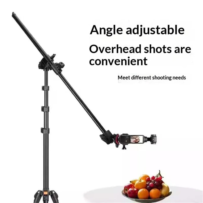 YUNTENG VCT-5288 Tripod 205cm Extended Overhead 360 Degree Adjustable Crossbar Shooting Tripod Stand for Phone Camera Vlog - 3