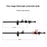 YUNTENG VCT-5288 Tripod 205cm Extended Overhead 360 Degree Adjustable Crossbar Shooting Tripod Stand for Phone Camera Vlog - 7