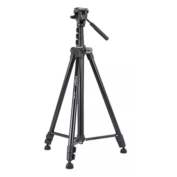 YUNTENG VCT-4000 400cm Extended Professional Camera Tripod Overhead Shooring Hydraulic Damping Head Tripod Stand for DSLR Phone Video - 1