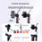 YUNTENG VCT-4000 400cm Extended Professional Camera Tripod Overhead Shooring Hydraulic Damping Head Tripod Stand for DSLR Phone Video - 4