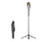 FUNSNAP D180 4-Axis Stabilization Phone Stand 180cm Extendable Bluetooth-compatible Selfie Stick Tripod for Live Streaming - Black - 1