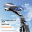FUNSNAP D180 4-Axis Stabilization Phone Stand 180cm Extendable Bluetooth-compatible Selfie Stick Tripod for Live Streaming - Black - 4
