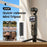 AMAGISN One-Touch Open Mini Tripod Stand with 1/4 Inch Thread Mount for Insta360/DJI/GoPro Camera - Black - 5