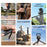 AMAGISN One-Touch Open Mini Tripod Stand with 1/4 Inch Thread Mount for Insta360/DJI/GoPro Camera - Black - 7