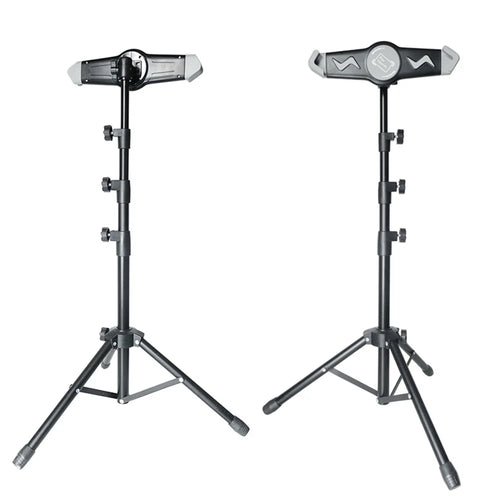 311V23 Retractable Adjustable Tablet Holder Tripod Floor Stand for Live Broadcast Video Shooting - 1