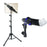 311V23 Retractable Adjustable Tablet Holder Tripod Floor Stand for Live Broadcast Video Shooting - 5