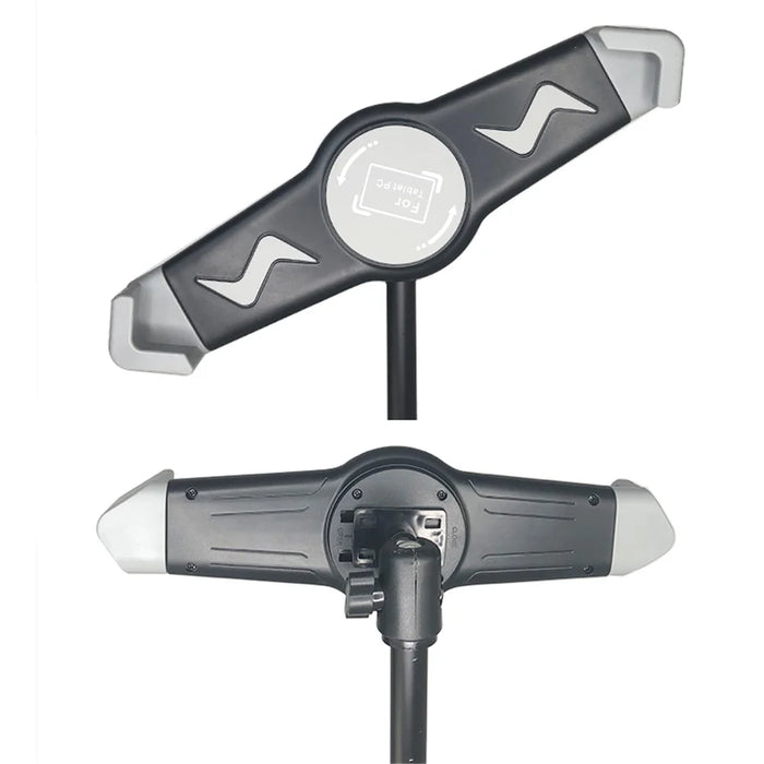 311V23 Retractable Adjustable Tablet Holder Tripod Floor Stand for Live Broadcast Video Shooting - 7