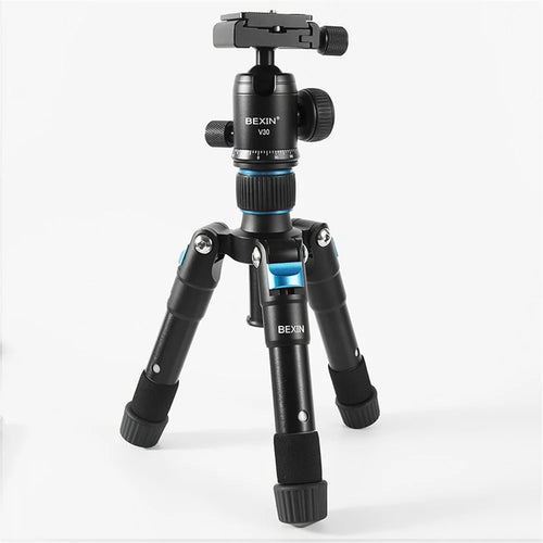 BEXIN MS08S Professional Tabletop Aluminum Alloy Photography Tripod for Phone Camera - 1