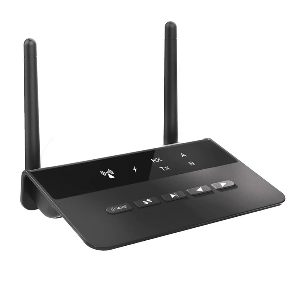 WB2 Wireless Receiver Transmitter 2 in 1 Bluetooth-compatible 5.0 Adapter with Dual Antenna for TV Speaker Phone Tablet PC - 1