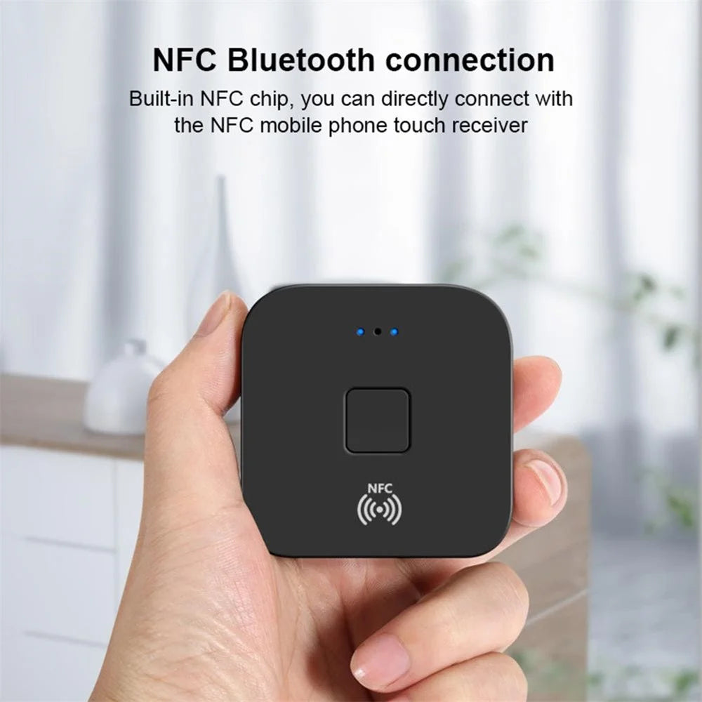 WB11 NFC Wireless Audio Receiver 3.5mm AUX 2RCA HIFI Stereo Audio Bluetooth-compatible 5.0 Adapter - 4