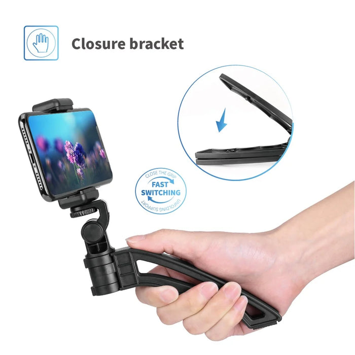 APEXEL APL-JJ04 Desktop Anti-Shake Handheld Mini Tripod Selfie Stick Monopod Stand for Mobile Phone Camera - 3