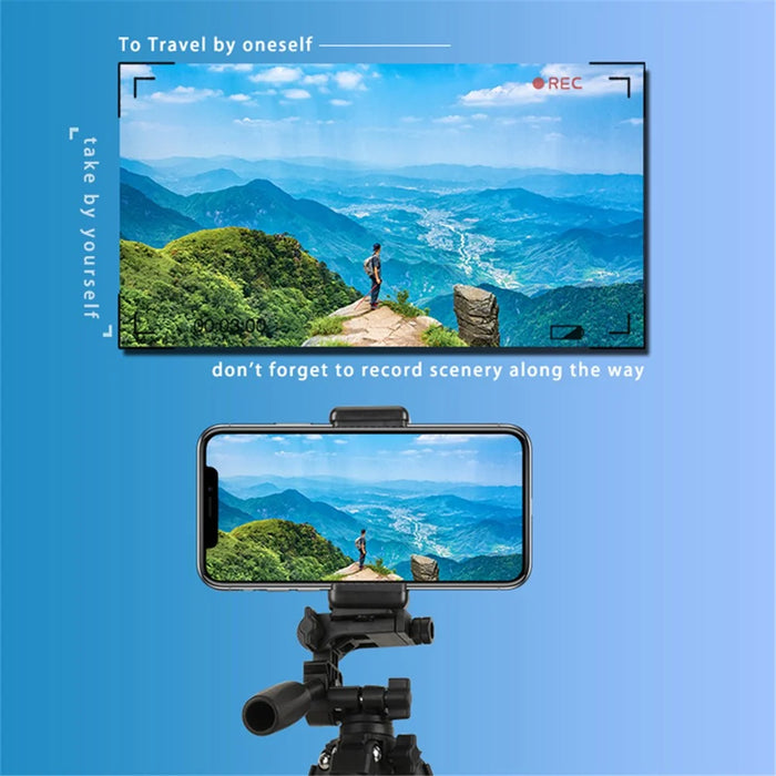 Q162 4-Section Telescopic Tripod Stand with 360 Degrees Swivel Pan Head for DSLR SLR Camera Phone - 3