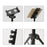 YX-LP018 Universal Mobile Phone Tablet Holder Floor Stand Metal 360° Rotating Retractable Tripod Bracket - 2