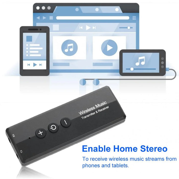 ZF-360A 3 in 1 Bluetooth-compatible 5.0 Receiver Transmitter Rechargeable Wireless AUX Audio Adapter - 5