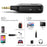 A60 3-in-1 Bluetooth-compatible 5.1 Audio Receiver Transmitter Calling 3.5mm Aux Stereo Music Wireless Adapter - 5
