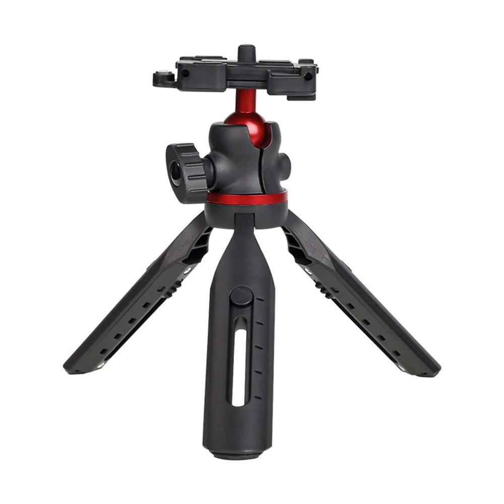 XILETU XBT1 Adjustable Height Mini Desktop Tripod with Folded Phone Holder - 1