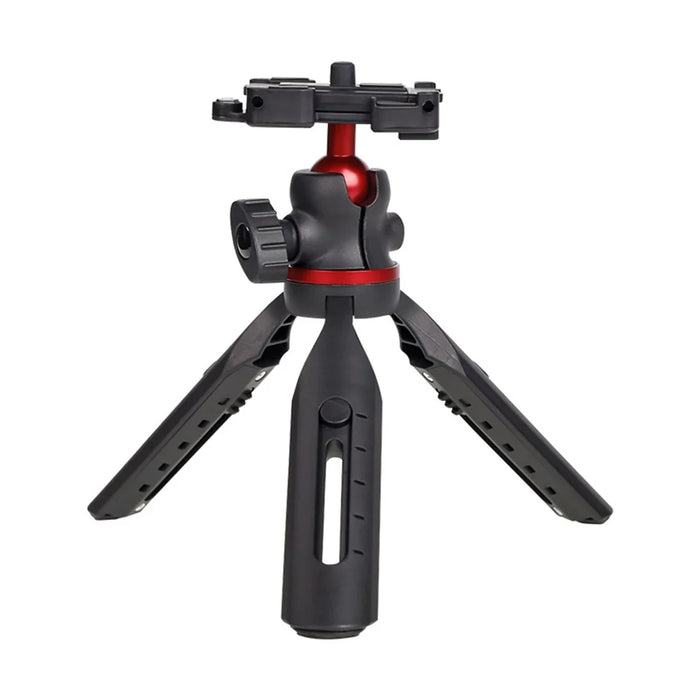 XILETU XBT1 Adjustable Height Mini Desktop Tripod with Folded Phone Holder - 1