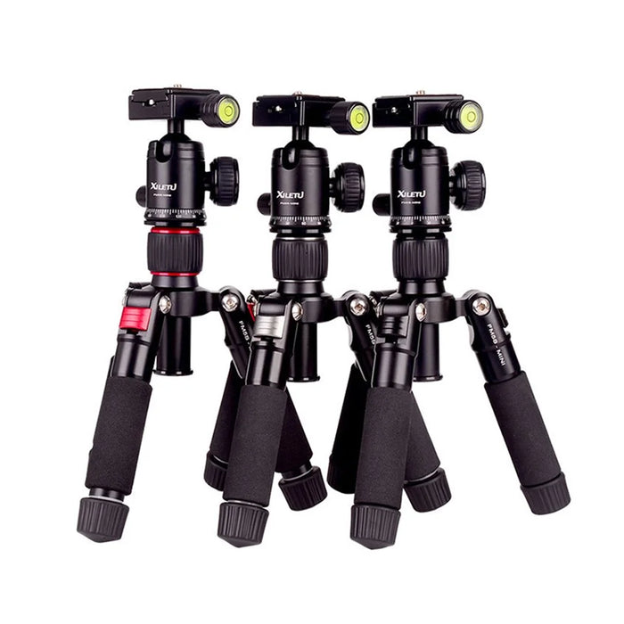 XILETU FM5S Portable Tripod Tabletop Stand with 360 Degree Ball Head for DSLR Camera and Smartphone - 3